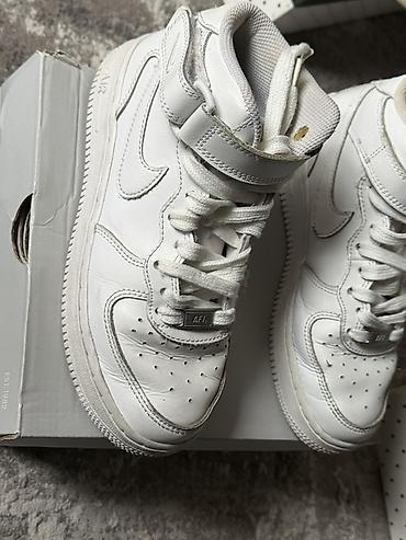 nike air force 1: Nike Air Force 1 High – ağ rəng Originaldı go sportdan alınıb 240 — 3