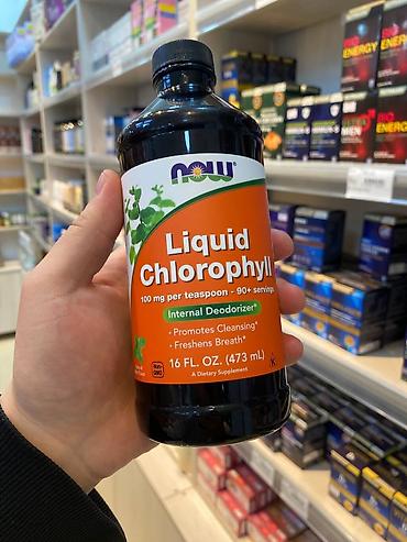 NOW Liquid Chlorophyll — жидкий хлорофилл, пищевая добавка