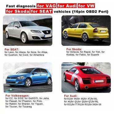 Alati za automobile: NOVO - ANCEL BD500 Bluetooth OBD2 za VW Audi Seat Skoda ANCEL BD500 — 8