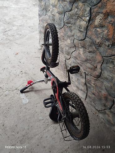 mini velosiped: İşlənmiş İki təkərli Uşaq velosipedi 12", sürətlərin sayı: 10 — 2