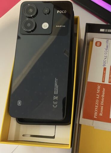 Poco: Poco X6, 256 GB, rəng - Qara, Face ID, Zəmanət, Barmaq izi — 3