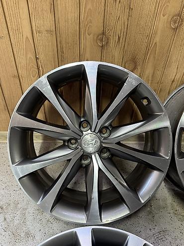 wheel: Литые Диски R 18 Hyundai, Комплект, отверстий - 5, Б/у — 6