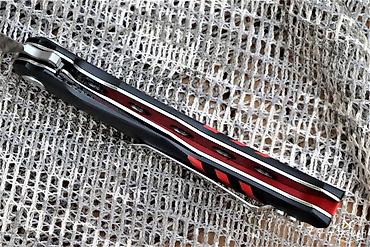 Охота и рыбалка: Нож складной fat dragon-nimo knives r11black, сталь d2, рукоять g10 — 9