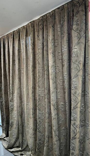 шторы портьеры: Штора портьера - ткань плотная, ширина ткани 10 метров, высота