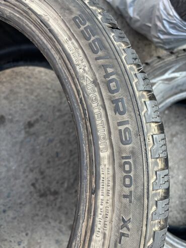 Шины: Шины 285 / 35 / R 19, Зимняя шипованная, Б/у, Комплект, Легковые, Nokian — 12