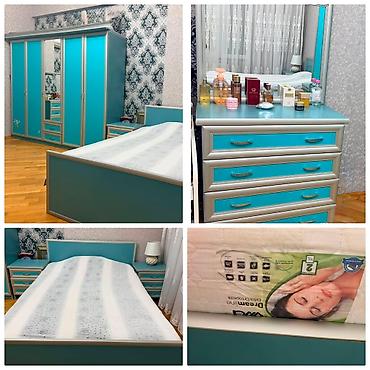 viva matras: İkinəfərlik çarpayı, Termo, Dolab, 2 tumba, İşlənmiş — 1