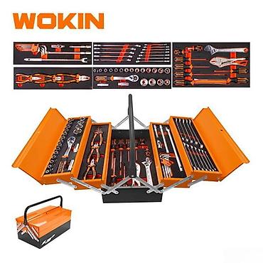 Инструменты: "WOKIN" 60 parça alət dəsti 🌟 Texniki Göstəricilər: 🔹 Marka: WOKIN 🔹 — 1