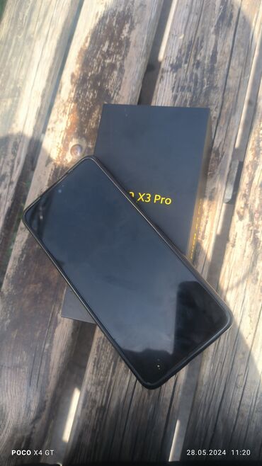 срочно сатам акча керек: Poco X3 Pro, Б/у, 128 ГБ, цвет - Черный, 2 SIM