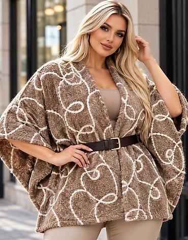 bele svecane bluze: ️Prelep model ponča 
Cena 3100
Velicine: S M L XL XXL XXXL
Vel.25 — 1