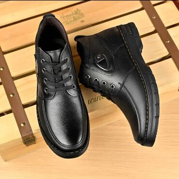 Digər kişi geyimləri: Yeni təbii dəridən içi xəzli və xəzsis sürüşməyən bot çəkmələr. Satış — 4