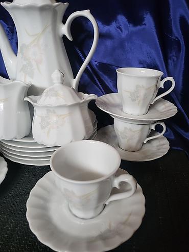 Kuhinjski setovi: Servis za kafu,caj poslastice 1950g+.Eschenbach Bavaria. Servis — 8