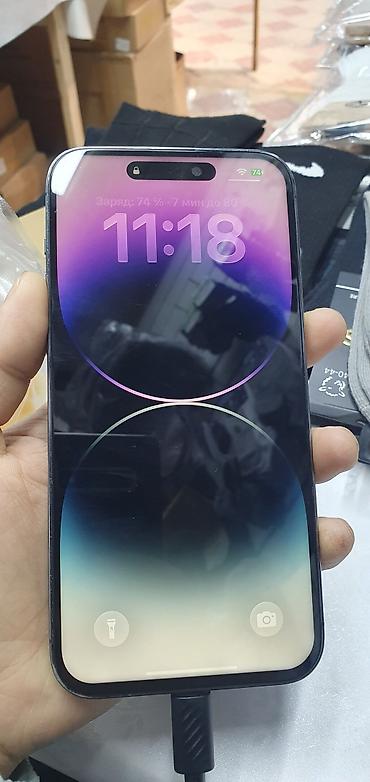 Apple iPhone: IPhone 14 Pro Max, Б/у, Deep Purple, Кабель — 4