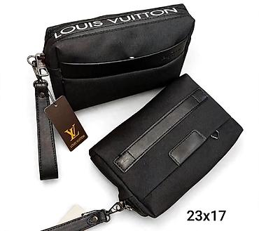 premiata teget: Muška torbica za ručni zglob (clutch) – dimenzije 23 x 17 cm. - — 1