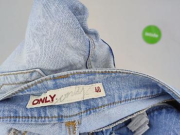 jeansy flared: ONLY, Spodnie 3/4 damskie, rozmiar L — 4