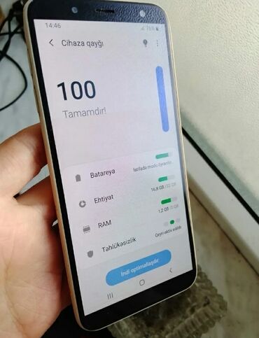 samsung qulaqciq qiymeti: Samsung Galaxy J6, 32 GB, rəng - Ağ, Barmaq izi, İki sim kartlı, Face ID