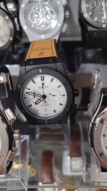 Aksesuarlar: Hublot tərzində avtomatik kişi qol saatları - Korpus: Qara və ya — 5