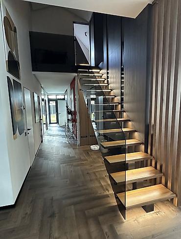 Готовые перила: Готовые перила, Материал: Стекло, Для крыльца, Новый — 4