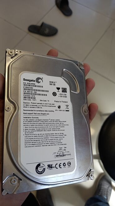 Elektronika: Daxili Sərt disk (HDD) Seagate, 512 GB, İşlənmiş