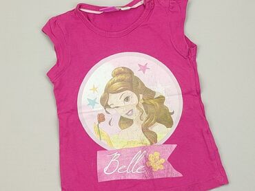 koszulki dziewczęce: Koszulka, Disney, 1.5-2 lat, 86-92 cm, stan - Dobry