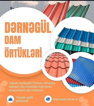 alcipan: Dərnəgül Dam Örtükləri – metal və kirəmit tipli dam materialları - — 1