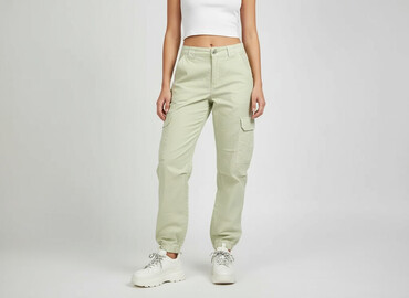 jeans cargo: Pimkie, Spodnie materiałowe damskie, rozmiar S