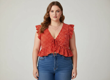 podkoszulek wyszczuplajacy: Shein Curve, Top damski, rozmiar 4XL