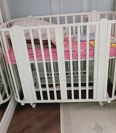 Uşaq mebeli: YENİ Uşaq beşiyi 350₼ alınıb . İstifadə olunmayıb . İçinə bütün — 2