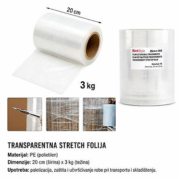 KMT Providna streč folija 3210081 Opis: Providna PE (polietilen)