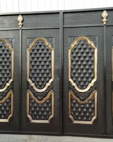 Распашные ворота: Ворота, распашные, откатные, металл Россия, отличное качество — 13