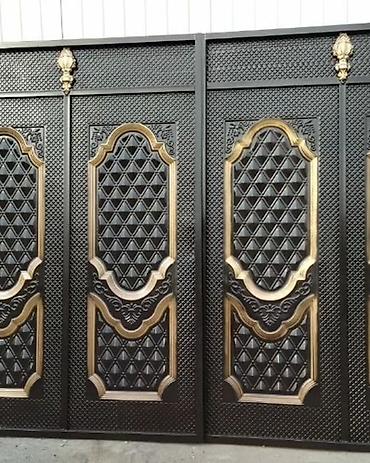 Распашные ворота: Ворота, распашные, откатные, металл России, доставка установка — 9