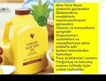 böyüklər üçün vitamin kompleksi: Aloe Vera Gel - Təbi̇i̇ uzi̇ 100% stabilizə olunmuş Aloe Vera jeli̇ at lalafo.az böyüklər üçün vitamin kompleksi: Aloe Vera Gel - Təbi̇i̇ uzi̇ 100% stabilizə olunmuş Aloe Vera jeli̇