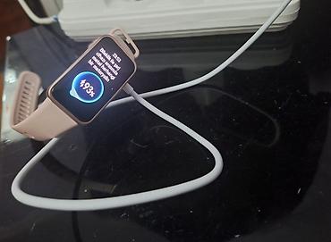 whatsapp plus 2: Huawei Band 8 Sakura Pink — İdeal vəziyyətdə Orijinal Huawei Band 8 — 3