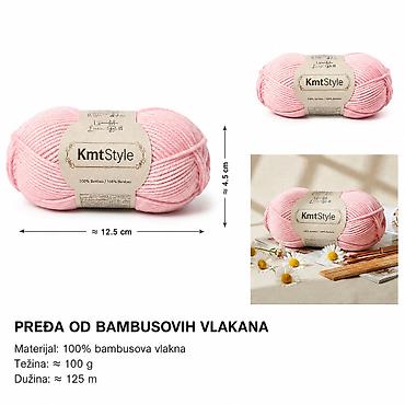 KMT Trostruko debelo predivo, svetloroze - Brend: Kmt Style -