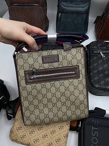 Классические сумки: Мужские сумки и сленги (кросс-боди/на плечо) - Модели: компактные — 6