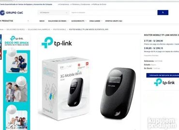 Modemi, ruteri i mrežni uređaji: AKCIJA #2635 Modem TP-LINK M5350 3G mobilni WiFi; Potpuno NOVO — 4