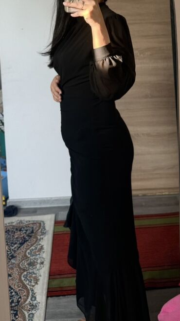 Вечерние платья: Вечернее платье, Длинная модель, С рукавами, S, M — 4