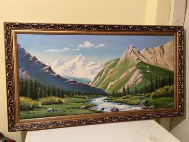 картины природы кыргызстана: Картина «Природа Кыргызстана», цена 5000 сом