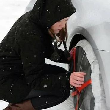 Auto oprema: AutoSock tekstilne „čarape” za gume – par - Povećavaju prianjanje na — 13