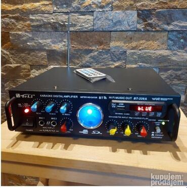 Səs gücləndiriciləri: Sesguclendirici usilitel amplifier karaoke mikrafon echo FM radio USB — 13