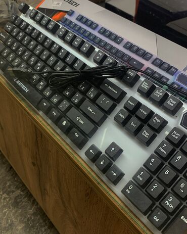 клавиатура компьютера цена бишкек: Клавиатура с подсветкой на синийкрасныйжелтый