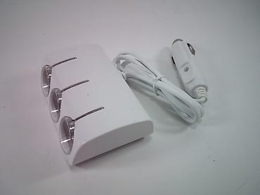 parkside baterije: Auto soket Adapter za upaljač za cigaete 12V / 24V 120W 3 izlaza — 4