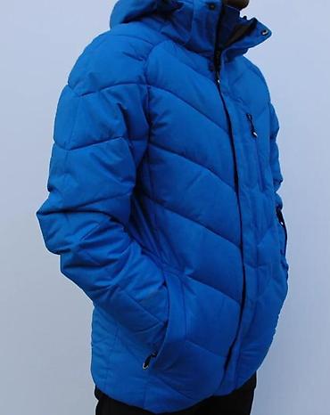 Zimske jakne: Muška zimska jakna – plava - Topla, prošivena jakna sa izolacijom i — 3