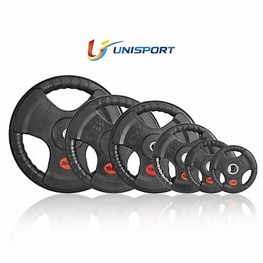 Грузы для штанги/тренажёров UNISPORT с захватами - Диски «блины» с