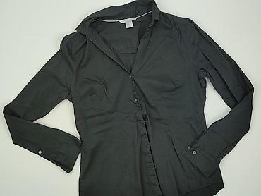 bluzki czarne basic: H&M, Koszula damska, rozmiar L — 1