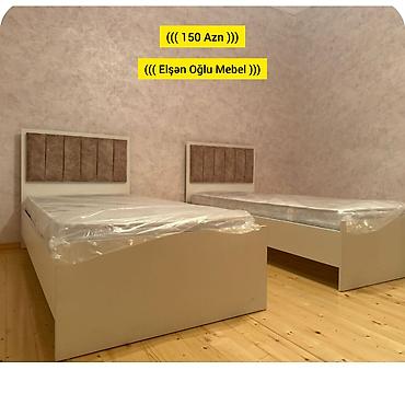 Çarpayılar: Tek nəfərlik çarpayı - Model: Elşən Oğlu Mebel - Qiymət: 150 AZN — 1