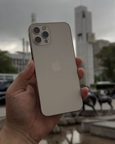 режим 10 а: IPhone 12 Pro, Б/у, 128 ГБ, Золотой, Зарядное устройство, Защитное стекло, Чехол, В рассрочку, 87 %