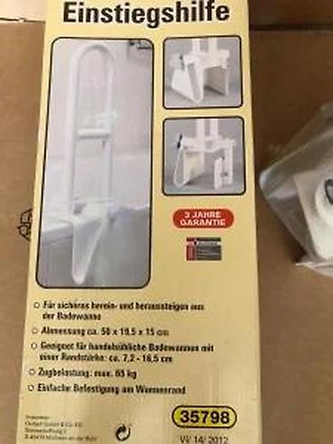 Ostale sanitarije: Drška za kadu RIDDER – pomoć pri ulasku/izlasku iz kade - Stabilna — 19