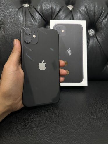 купить б у газовую плиту: IPhone 11, 128 GB, Qara, Simsiz şarj, Face ID, Sənədlərlə