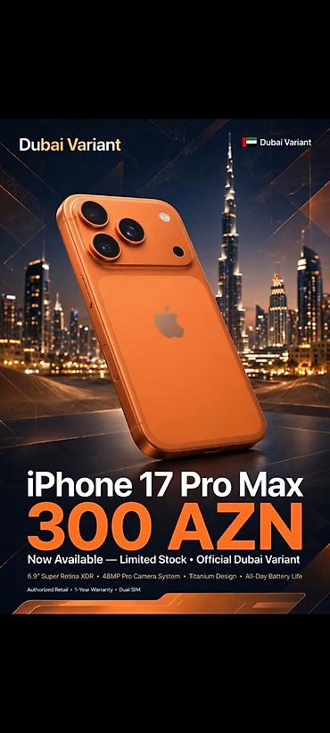 pc pult gaming: IPhone 17 Pro Max, Narıncı, Zəmanət — 1