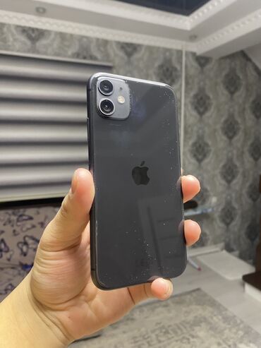 Apple iPhone: IPhone 11, Скидка 30%, Б/у, 64 ГБ, Matte Space Gray, Защитное стекло, Чехол, 77 %